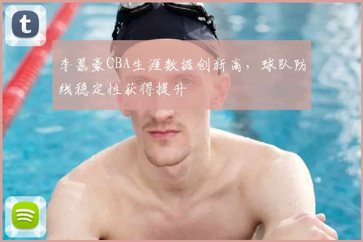 李慕豪CBA生涯数据创新高，球队防线稳定性获得提升