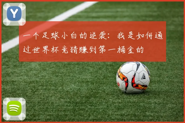 一个足球小白的逆袭：我是如何通过世界杯竞猜赚到第一桶金的
